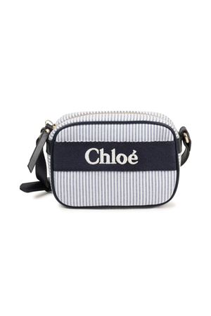 Navy blue cotton shoulder bag CHLOE' KIDS | C20428859